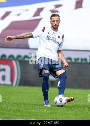 Udine, Italy. 08th May, 2021. Mitchell Dijks (Bologna) during Udinese Calcio vs Bologna FC, Italian football Serie A match in Udine, Italy, May 08 2021 Credit: Independent Photo Agency/Alamy Live News Stock Photo