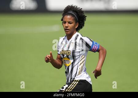 Turin, Italy, 8th May 2021. Sara Gama of Juventus during the Serie A Femminile match at Juventus Training Centre, Turin. Picture credit should read: Jonathan Moscrop / Sportimage Stock Photo