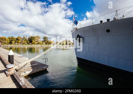 Williamstown Waterfront in Melbourne Australia Stock Photo