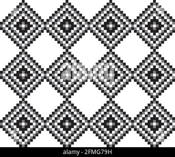 Christmas fair isle pattern background for fashion textiles, knitwear and graphics Stock Vector