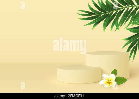 Vector 3d podium scene. Stock Vector