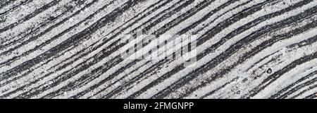 Old striped cement texture grey vintage abstract grunge wallpaper Stock Photo