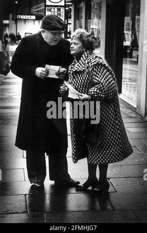 Cynthia Payne campaigning in Stretham South London Stock Photo