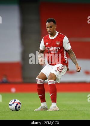 London, England, 9th May 2021. Gabriel of Arsenal during the Premier League match at the Emirates Stadium, London. Picture credit should read: David Klein / Sportimage Stock Photo