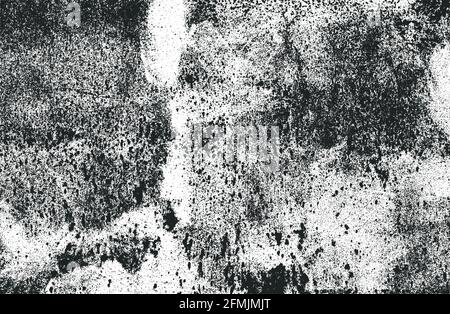 Distressed overlay texture of rusted peeled metal. grunge background. abstract halftone vector illustration Stock Vector
