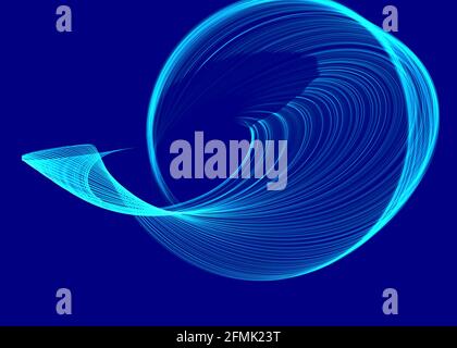 Magical cosmic mystery abstract background. Colorful smoke, ink in water, patterns of universe. Abstract movement divine blue Stock Photo