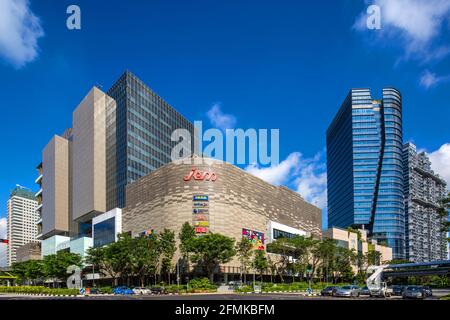 2021 update of Jurong East Mall, also known as JEM is located at Jurong East Central. The first lifestyle hub in the west of Singapore. Stock Photo