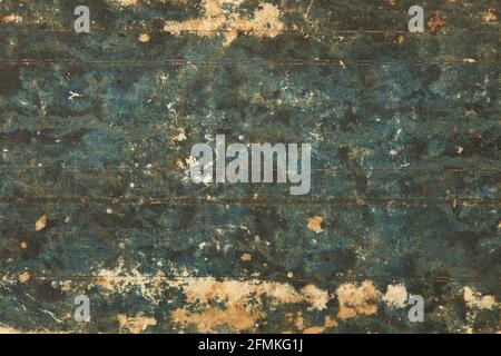 Blue old paper parchment, real texture background Stock Photo