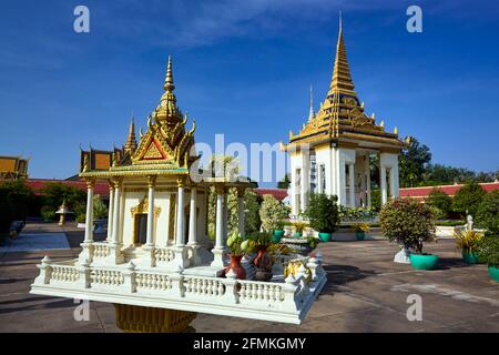 The Throne Hall at the Royal Palace Phnom Penh Cambodia Stock Photo