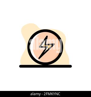 Flashlight Vector Icon Illustration Design Conceptual eps10 Stock Vector