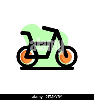 Best Bicycle Conceptual Vector Illustration Design Icon eps10 Stock Vector