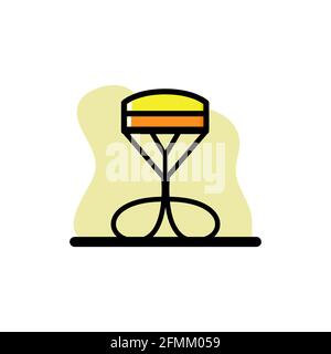 Eyelash Curler Conceptual Vector Icon Illustration Design eps10 Stock Vector
