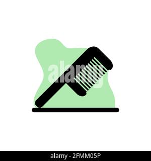 Hair Comb Conceptual Vector Icon Design Illustration eps10 Stock Vector