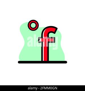 Conceptual Fahrenheit Icon Vector Illustration Design eps10 Stock Vector