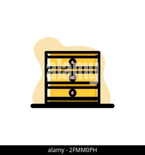 Desk Conceptual Icon Business Design Vector Illustration eps10 Stock Vector