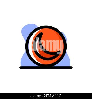 Night Sleep Moon Conceptual Icon Vector Illustration Design Icon eps10 great for any purposes Stock Vector
