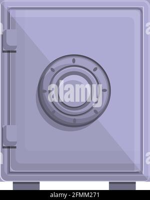 Deposit room safe icon. Cartoon of Deposit room safe vector icon for web design isolated on white background Stock Vector