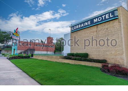 Memphis, TN / USA - September 3, 2020: The Lorraine Motel in Memphis, TN where Martin Luther Kink, Jr was assassinated.