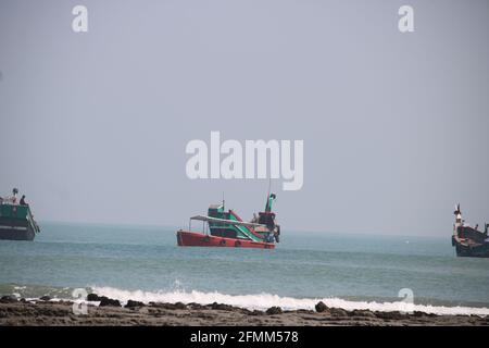 The beautiful scenery of saint martin island of Bangladesh reef scenery Sea beach scenery Stock Photo