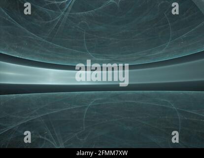 Dynamic curves ands blur pattern. Fractal graphics. Science and technology concept. Stock Photo