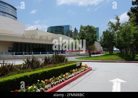 COSTA MESA, CALIFORNIA - 8 MAY 2021: South Coast Repertory is located on the Segerstrom Center for the Arts campus. Stock Photo