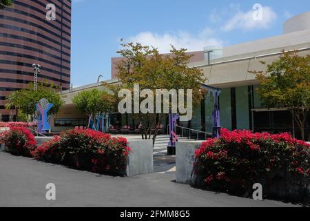 COSTA MESA, CALIFORNIA - 8 MAY 2021: South Coast Repertory is located on the Segerstrom Center for the Arts campus. Stock Photo