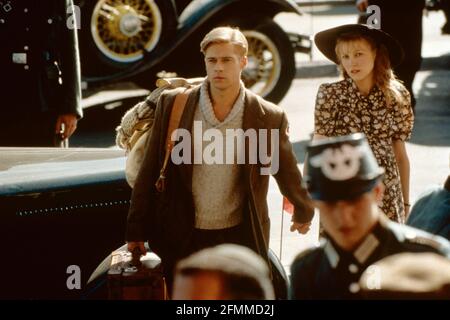 Brad Pitt, Ingeborga Dapkunaite, 'Seven Years in Tibet' (1997) Tri-Star / File Reference # 34145-061THA Stock Photo