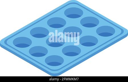 Cookie mold platform icon. Isometric of Cookie mold platform vector icon for web design isolated on white background Stock Vector