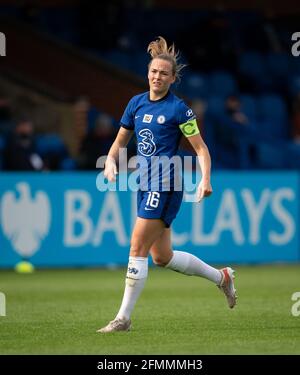 Kingston, UK. 09th May, 2021. Magdalena Eriksson of Chelsea Women during the FAWSL match between Chelsea Women and Reading Women at the Kingsmeadow Stadium, Kingston, England on 9 May 2021. Photo by Andy Rowland. Credit: PRiME Media Images/Alamy Live News Stock Photo