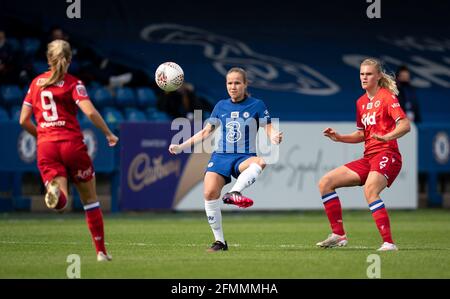Kingston, UK. 09th May, 2021. Guro Reiten of Chelsea Women during the FAWSL match between Chelsea Women and Reading Women at the Kingsmeadow Stadium, Kingston, England on 9 May 2021. Photo by Andy Rowland. Credit: PRiME Media Images/Alamy Live News Stock Photo