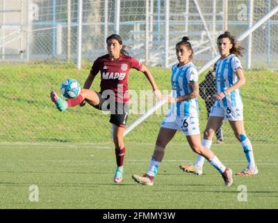 Buenos Aires, Argentina. 10th May, 2021. Camila Pavez (#7 Lanus) during the game between Racing and Lanus at Tita Mattiussi in Avellaneda, Buenos Aires, Argentina. Credit: SPP Sport Press Photo. /Alamy Live News Stock Photo
