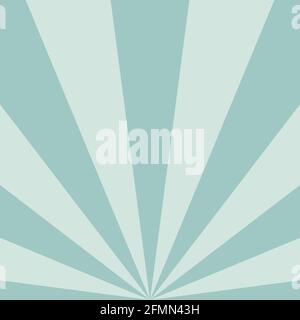 Sunlight retro faded background. Pale blue and beige color burst background. Fantasy Vector illustration. Magic Sun beam ray sunburst pattern backgrou Stock Vector