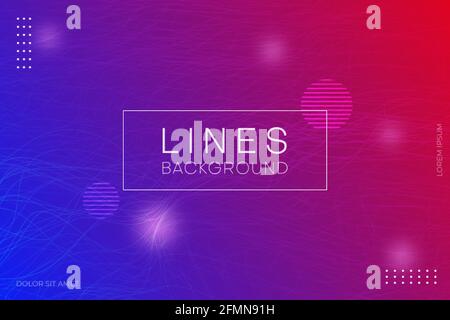 abstract lines background with gradient Stock Vector