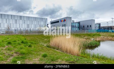 Google Datacenter in Eemshaven in the Netherlands Stock Photo
