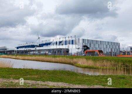Google Datacenter in Eemshaven in the Netherlands Stock Photo