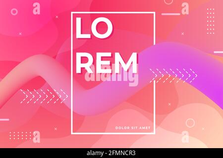 Abstract fluid shape background Stock Vector