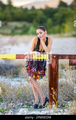 Adolescent teen aka young woman legs heels