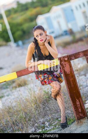 Adolescent teen aka young woman legs heels