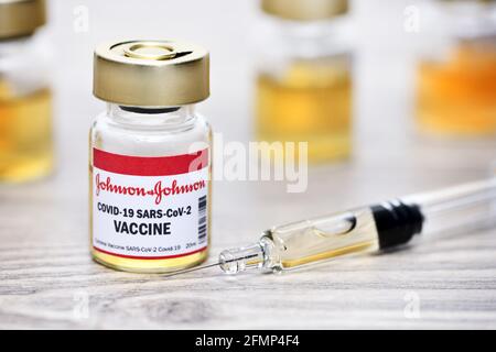 Covid Vaccine Of Johnson And Johnson, Symbolic Image