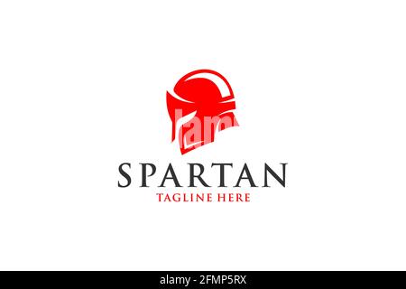 Spartan warrior logo vector modern simple abstract. Stock Vector