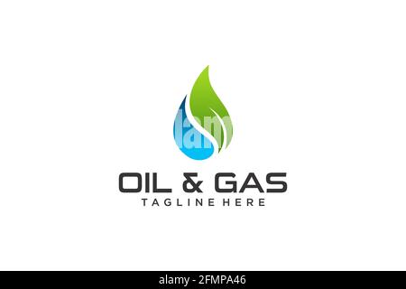Business emblem drop water flame icon. Stock Vector