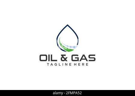 Business emblem drop water flame icon. Stock Vector