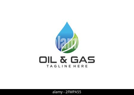 Business emblem drop water flame icon. Stock Vector