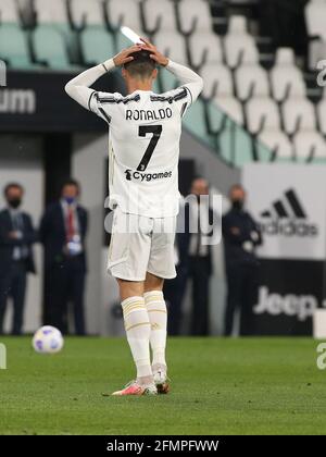 Disappointment, frustration od Cristiano Ronaldo (Juventus) during Udinese  Calcio vs Juventus FC, Italian footbal - Photo .LiveMedia/Ettore Griffoni  Stock Photo - Alamy