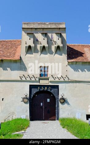 The main gateway to The Citadel in Brasov, Romania Stock Photo