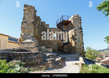 Walls of Briones, La Rioja, Spain Stock Photo