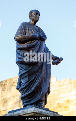 Lucius Annaeus Seneca, known as Seneca the Younger, Corduba, 4. C. - Rome, 65 d. C. philosopher, politician, Roman orator and writer. Son of Marcus An Stock Photo