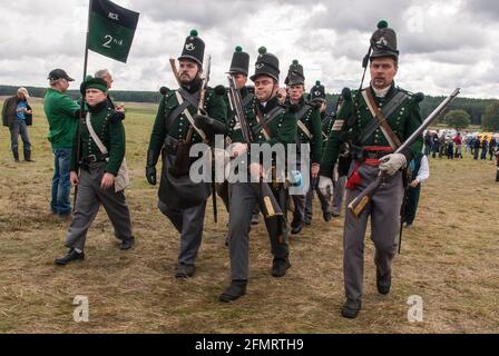Light infantry of the King's German Legion rallying for the re ...