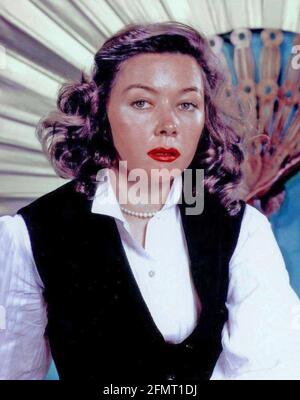 GLORIA GRAHAME (1923-1981) American film actress about 1946 Stock Photo