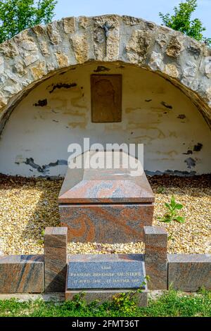 Berenger Sauniere Grave, Rennes le Chateau  France Stock Photo